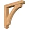 Ekena Millwork Legacy Arts and Crafts Smooth Bracket w/ Offset Brace, Western Red Cedar, 5 1/2"W x 30"D x 30"H BKT0604X30X30LEC03SWR - alternate 1